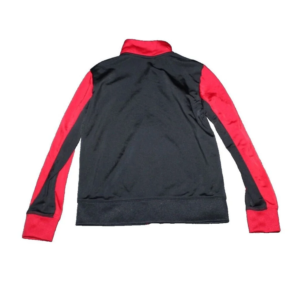 Nike Air Jordan Full Zip Track Jacket Boys Size S 4-5 Yrs  Black & Red